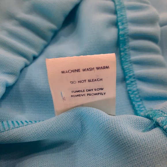 Vtg 60s blue midi skirt - Picture 5 of 8